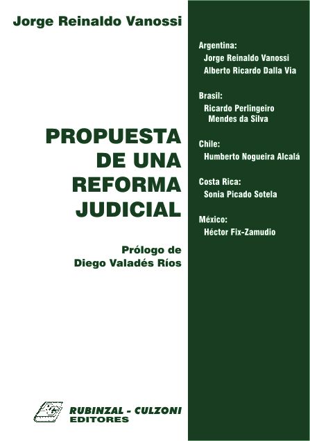 Propuesta de una reforma judicial.