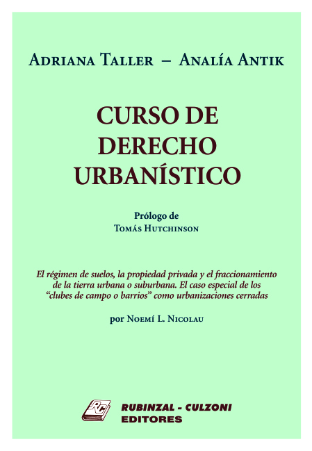 Curso de Derecho Urbanístico