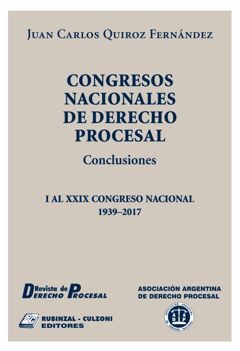 Congresos Nacionales de Derecho Procesal - Conclusiones