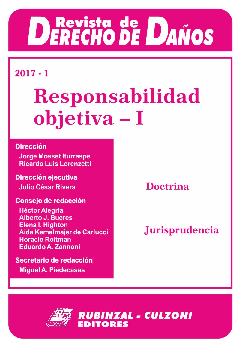 Revista de Derecho de Daños - Responsabilidad objetiva - I
