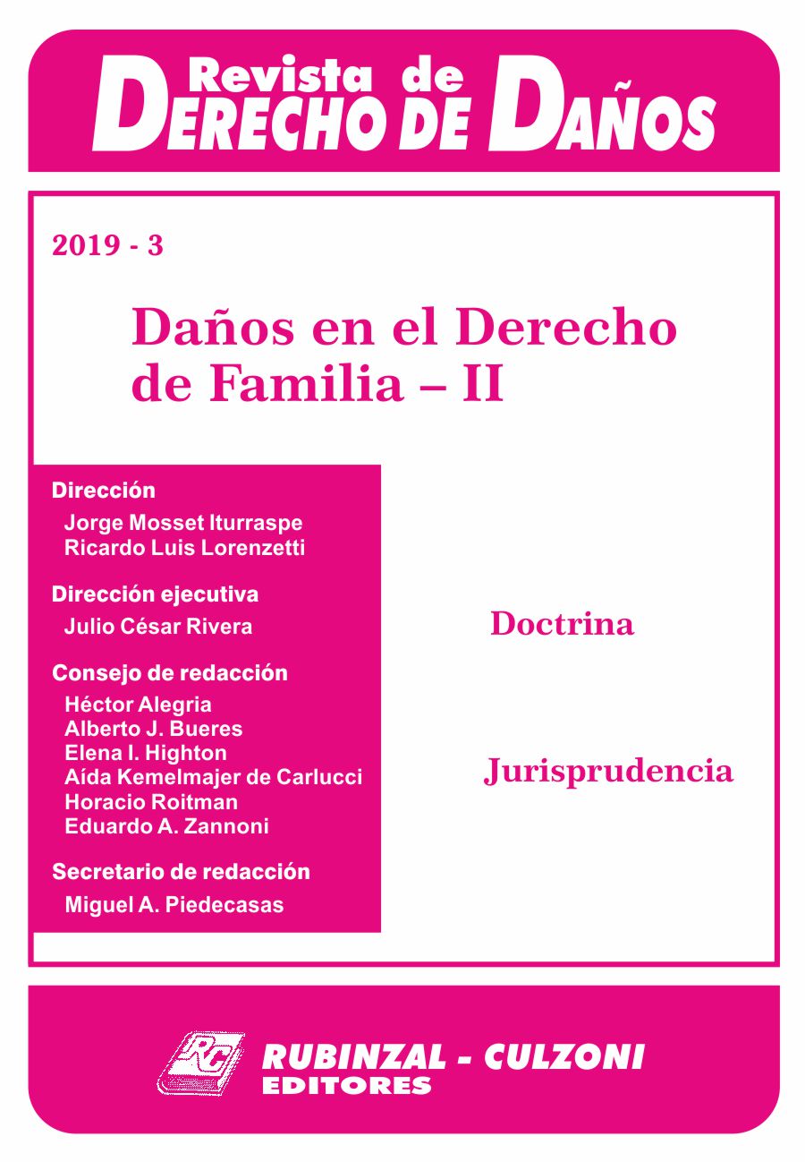 Revista de Derecho de Daños - Daños en el Derecho de Familia - II