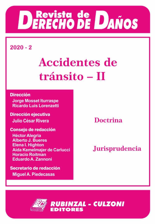 Revista de Derecho de Daños - Accidentes de tránsito - II