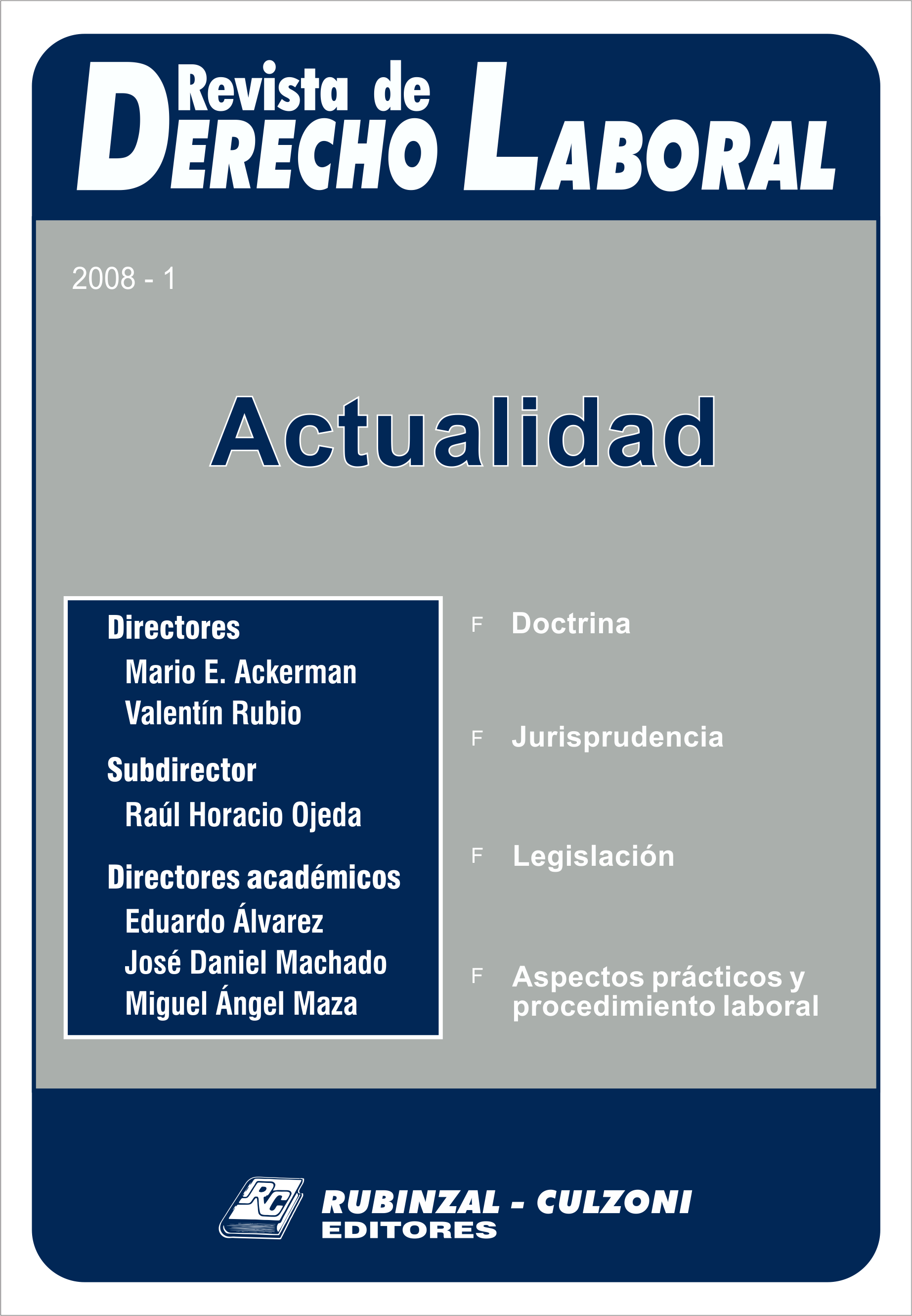  Actualidad - Año 2008 - 1. [2008-1]