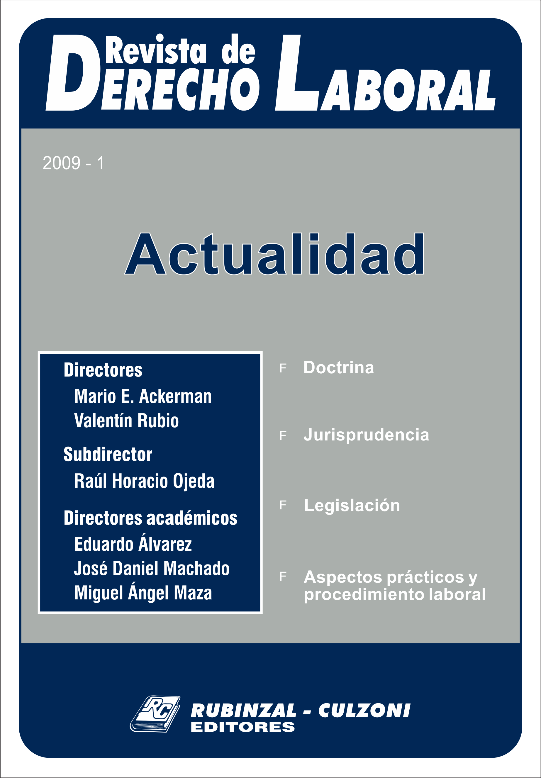  Actualidad - Año 2009 - 1. [2009-1]