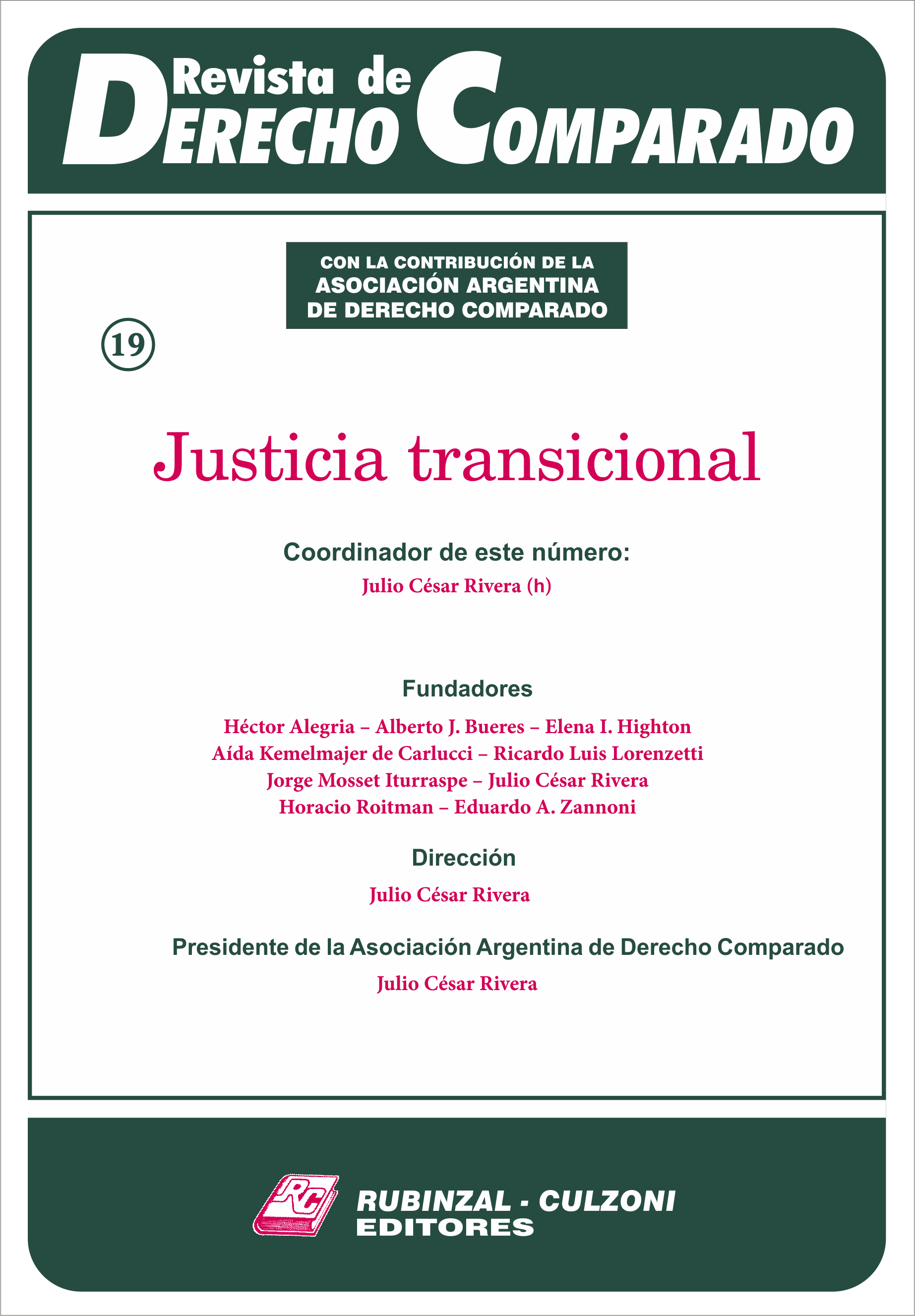 Revista de Derecho Comparado - Justicia transicional