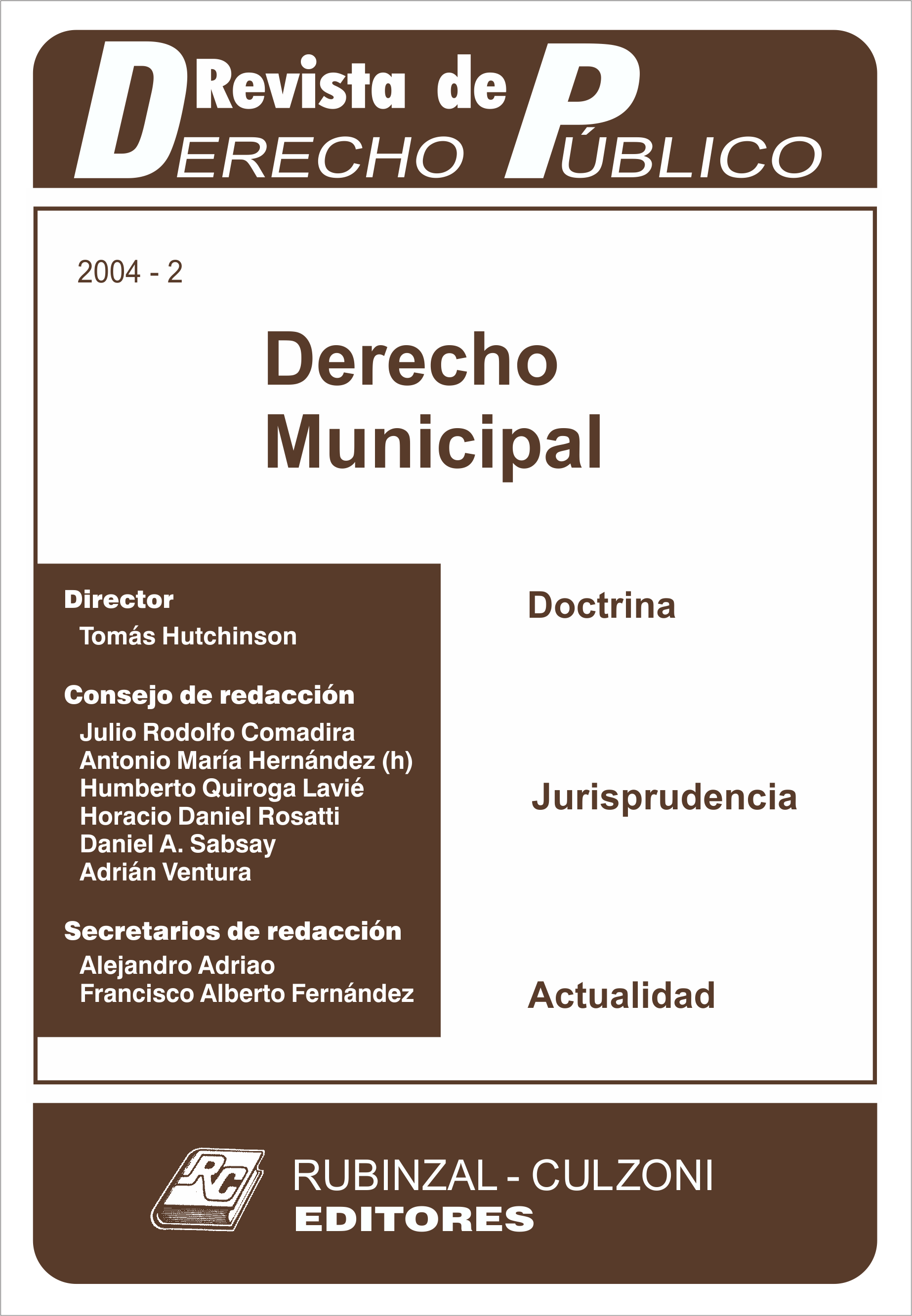 Revista de Derecho Público - Derecho Municipal