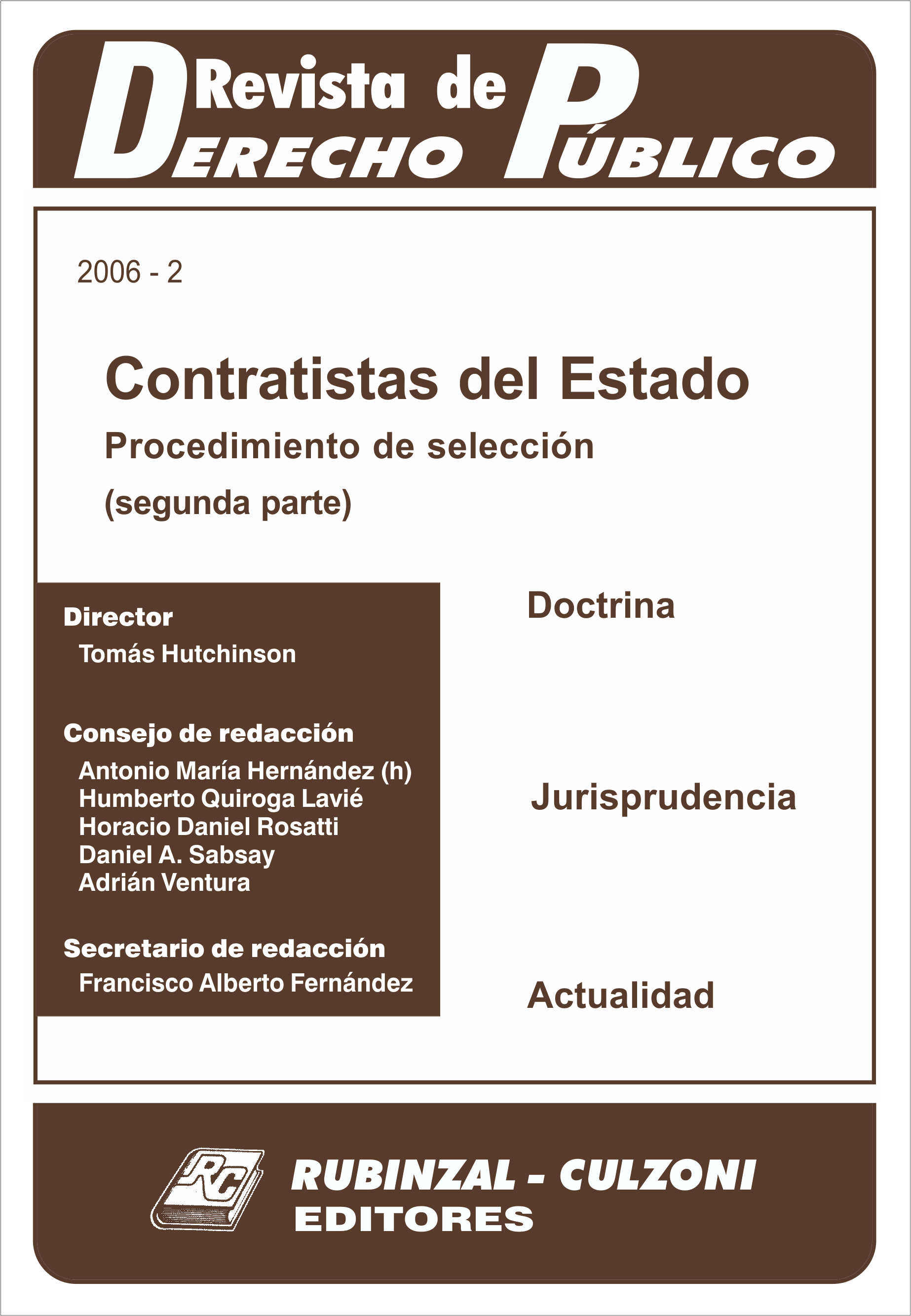 Revista de Derecho Público - Contratistas del Estado