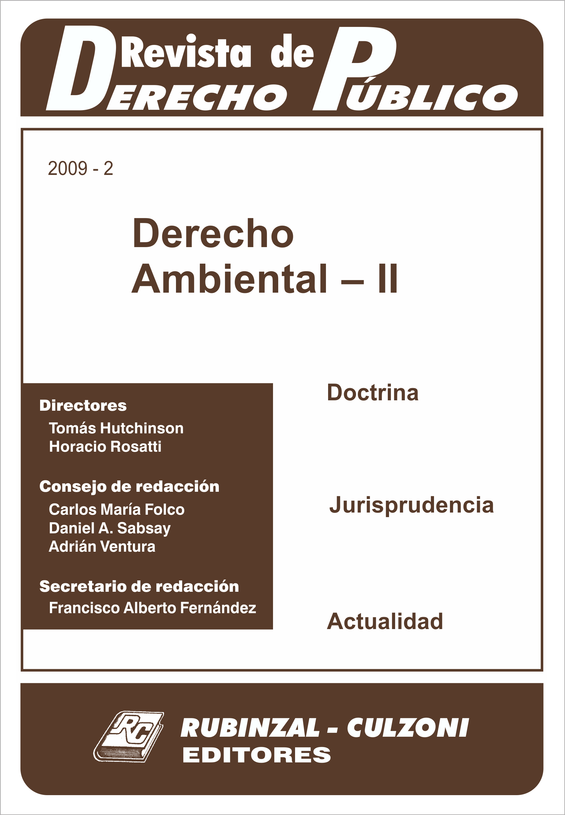 Revista de Derecho Público - Derecho Ambiental - II